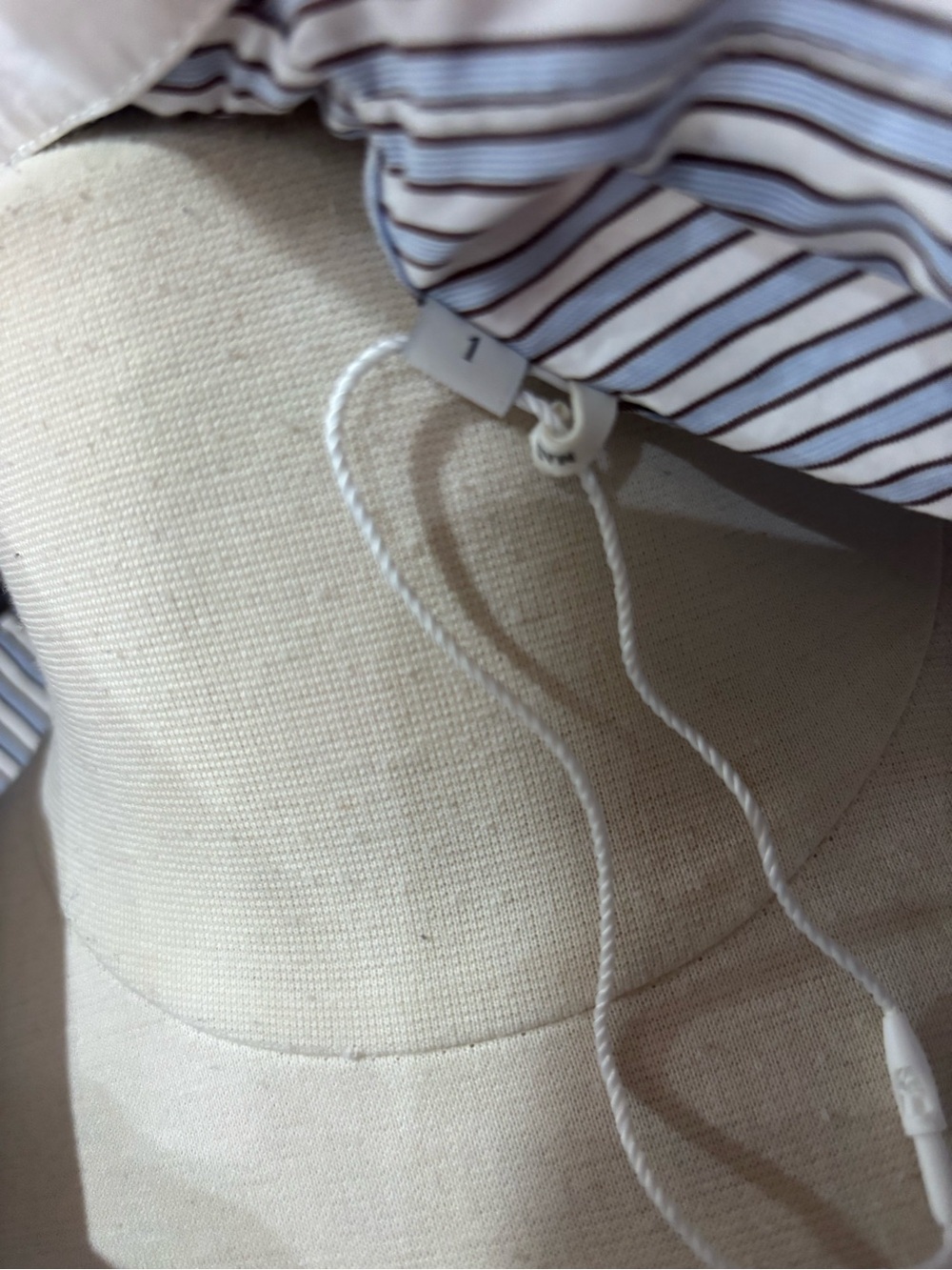 Sandro Kelly Striped Collared Shirt, Size US 2/4 - Picture 16 of 16